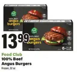 Big Y Food Club 100% Beef Angus Burgers offer