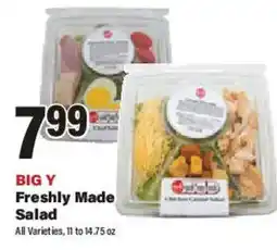 Big Y Big Y Freshly Made Salad offer