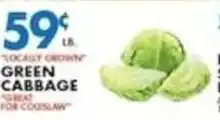 Associated Locally Grown Green Cabbage offer