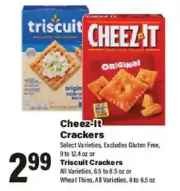Big Y Cheez-it Crackers offer