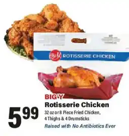Big Y Big y rotisserie chicken offer