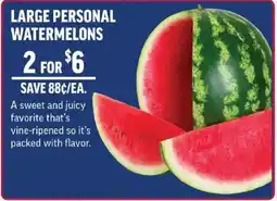 Central Market Large Personal Watermelons offer