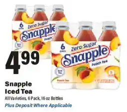 Big Y Snapple Iced Tea offer