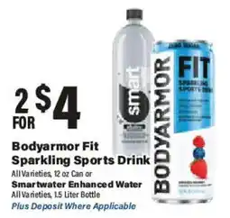 Big Y Bodyarmor Fit Sparkling Sports Drink offer