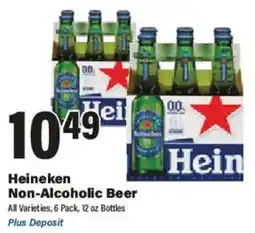 Big Y Heineken Non-Alcoholic Beer offer