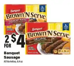 Big Y Banquet Brown'n Serve Sausage offer