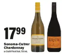 Big Y Sonoma-Cutrer Chardonnay or Erath Pinot Noir offer