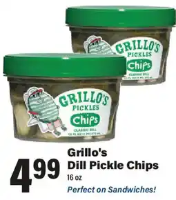 Big Y Grillo's Dill Pickle Chips offer