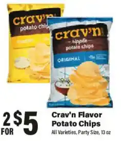 Big Y Crav'n Flavor Potato Chips offer