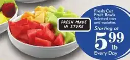Pavilions Fresh Cut Fruit Bowls offer