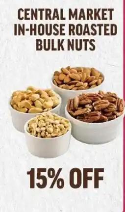 Central Market Central Market in-house roasted bulk nuts offer