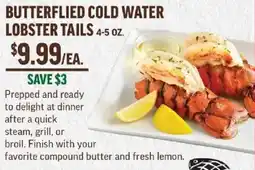 Central Market Butterflied Cold Water Lobster Tails offer