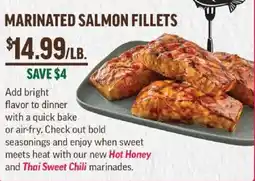 Central Market Marinated Salmon Fillets offer
