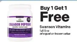 Coborn's Swanson Vitamins Collagen Peptides offer