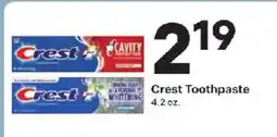 Coborn's Crest toothpaste offer