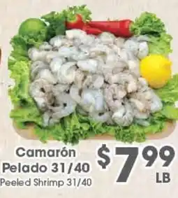 Arteagas Food Center Peeled Shrimp 31/40 offer