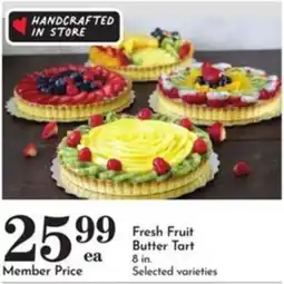 Pavilions Fresh Fruit Butter Tart offer