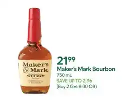 Publix Maker's Mark Bourbon offer