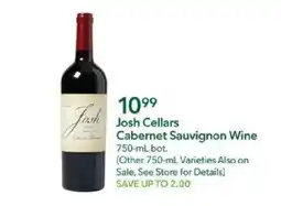 Publix Josh Cellars Cabernet Sauvignon Wine offer