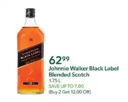 Publix Johnnie Walker Black Label Blended Scotch offer