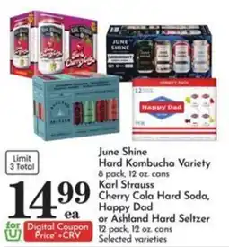 Pavilions June Shine Hard Kombucha Variety offer