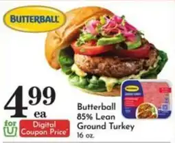 Pavilions Butterball ground turkey offer
