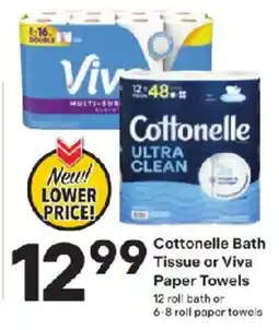 Coborn's Cottonelle Bath Tissue or Viva Paper Towels offer
