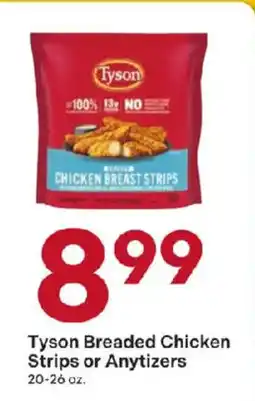 Coborn's Tyson Breaded Chicken Strips or Anytizers offer