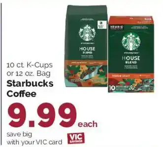 Harris Teeter Starbucks Coffee offer