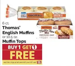 Harris Teeter Thomas' English Muffins offer