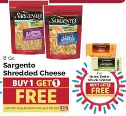 Harris Teeter Sargento shredded cheese offer