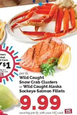 Harris Teeter Wild Caught Snow Crab Clusters offer