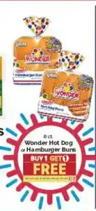 Harris Teeter Wonder Hot Dog or Hamburger Buns offer