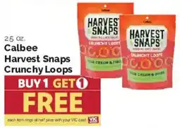 Harris Teeter Calbee Harvest Snaps Crunchy Loops offer
