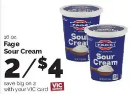 Harris Teeter Fage Sour Cream offer