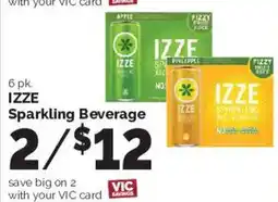 Harris Teeter Izze Sparkling Beverage offer