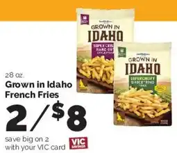 Harris Teeter Grown in Idaho French Fries offer