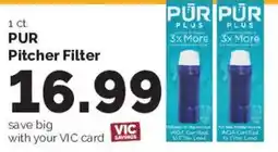 Harris Teeter Pur pitcher filter offer