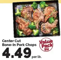 Harris Teeter Center Cut Bone-In Pork Chops offer
