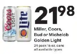 Coborn's Miller, Coors, Bud or Michelob Golden Light offer