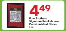 Coborn's Four Brothers Signature Smokehouse Premium Meat Sticks offer