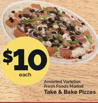 Harris Teeter Fresh Foods Market Take & Bake Pizzas offer