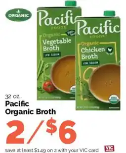 Harris Teeter Pacific Organic Broth offer