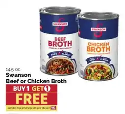 Harris Teeter Swanson Beef or Chicken Broth offer