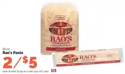 Harris Teeter Rao's Pasta offer