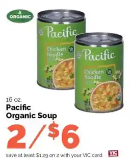 Harris Teeter Pacific Organic Soup offer