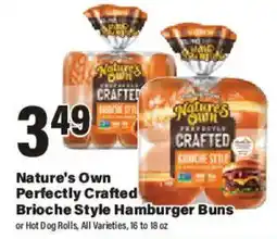 Big Y Nature's Own Perfectly Crafted Brioche Style Hamburger Buns offer