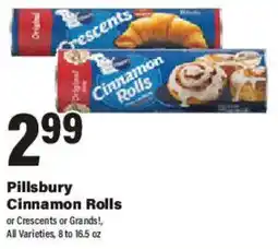 Big Y Pillsbury Cinnamon Rolls offer