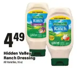 Big Y Hidden Valley Ranch Dressing offer