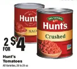 Big Y Hunt's Tomatoes offer